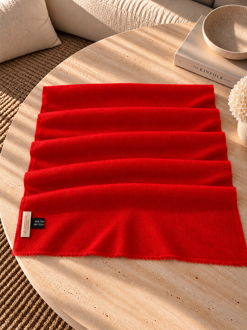 Unisex Woven Cashmere Scarf Scarlett