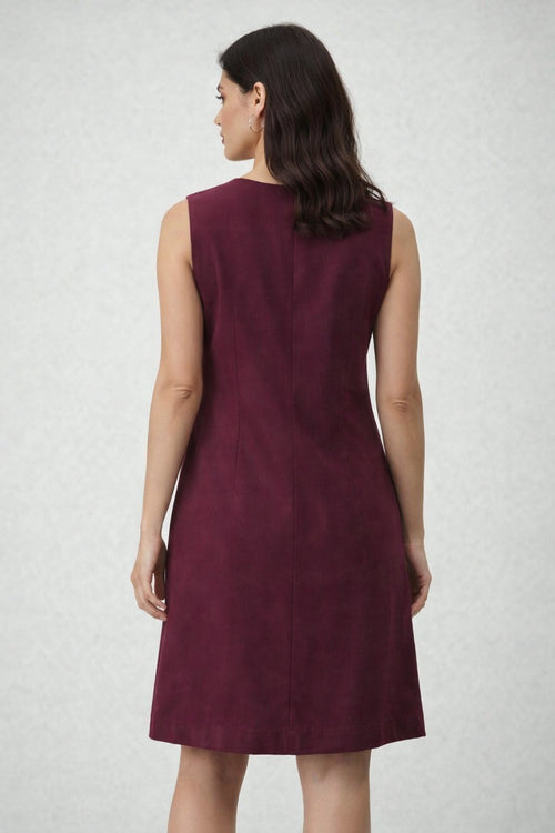 Matrix Dress - Burgundy