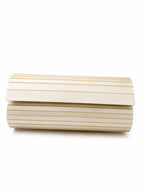 Champagne Polished Hard Shell Clutch