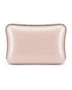 Blush Contour Box Clutch with Swarovski Crystals