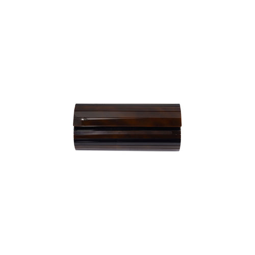 Maroon Polished Hard Shell Clutch