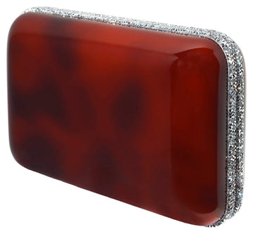 Burgundy Cluth with Swarovski Embellishments