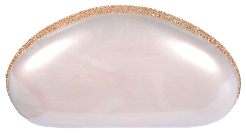 Ivory Clutch with SwarovskiEmbellishments