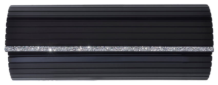 Black Clutch with Swarovski Embellishments