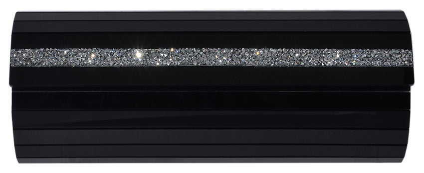 Black Clutch with Swarovski Embellishments