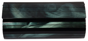 Blue Polished Hard Shell Clutch