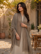 Embellished Cashmere Toosh golden crystals  Trim