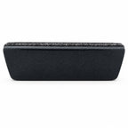 Long Noir Clutch with Swarovski Embellishments