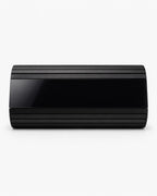 Noir Polished Hard Shell Clutch