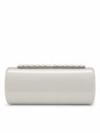 Pearl White Clutch with Swarovski Embellishments
