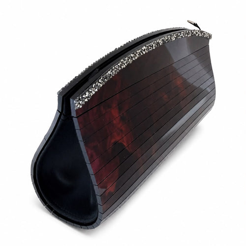 Wine Sling and Clutch with Swarovski Crystal Detailing