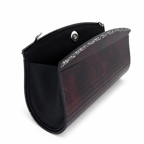 Wine Sling and Clutch with Swarovski Crystal Detailing