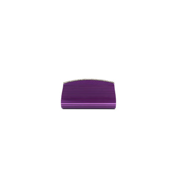 Purple Marble Sling and Clutch with Swarovski Crystal Detailing