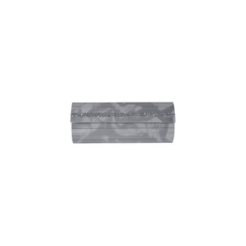 Grey Clutch with Swarovski Embellishments