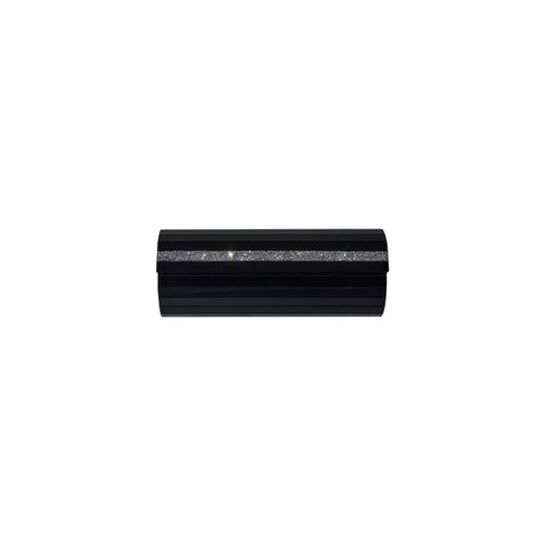 Black Clutch with Swarovski Embellishments